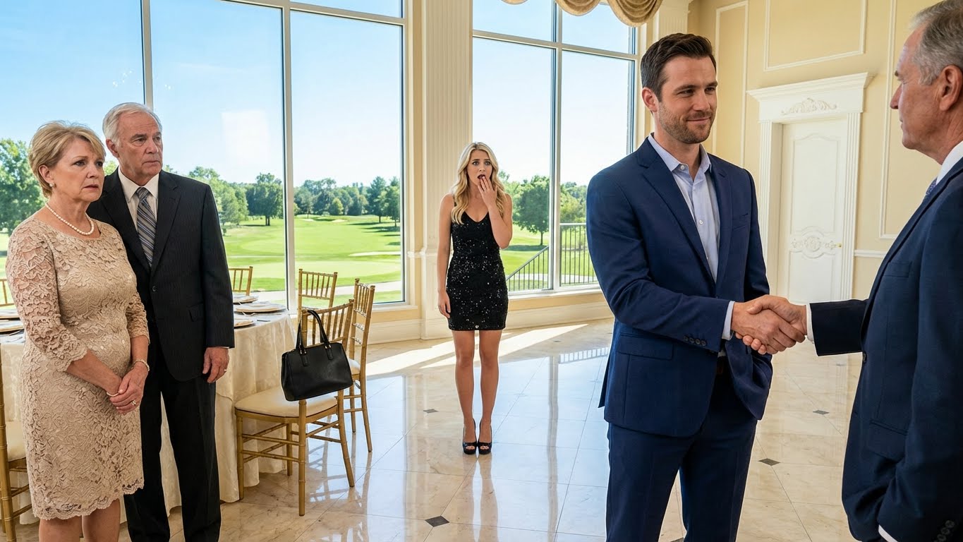 My fiancée said: “I’m not introducing you to my wealthy friends — you’re too embarrassing.” I replied: “Understood.” Then I showed up to her elite country club as the owner’s son. When she saw me shaking hands with her “friends”…