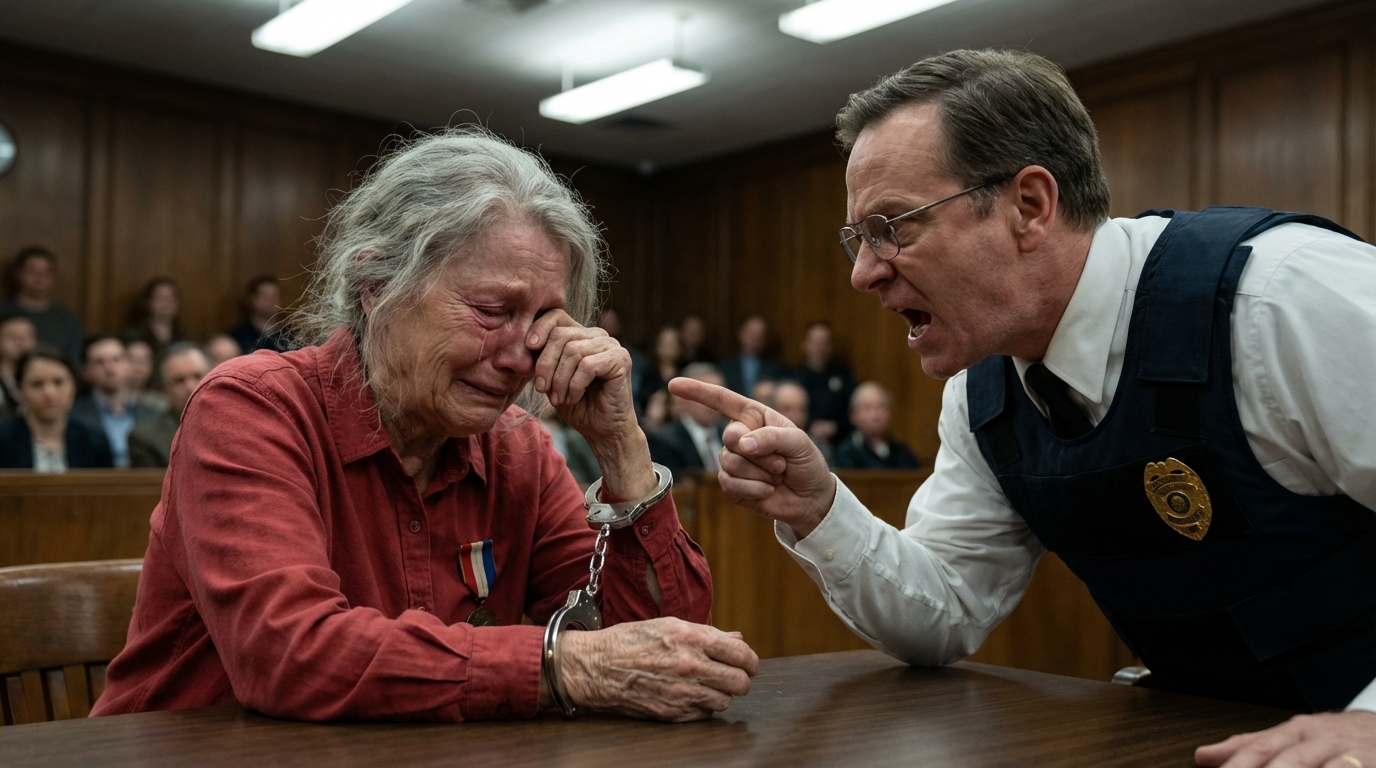 “¡Quítese esa chatarra ahora mismo o duerme en la celda!” gritó el juez con soberbia. Pero cuando las puertas se abrieron y entró AQUEL hombre, el juez deseó que la tierra se lo tragara.