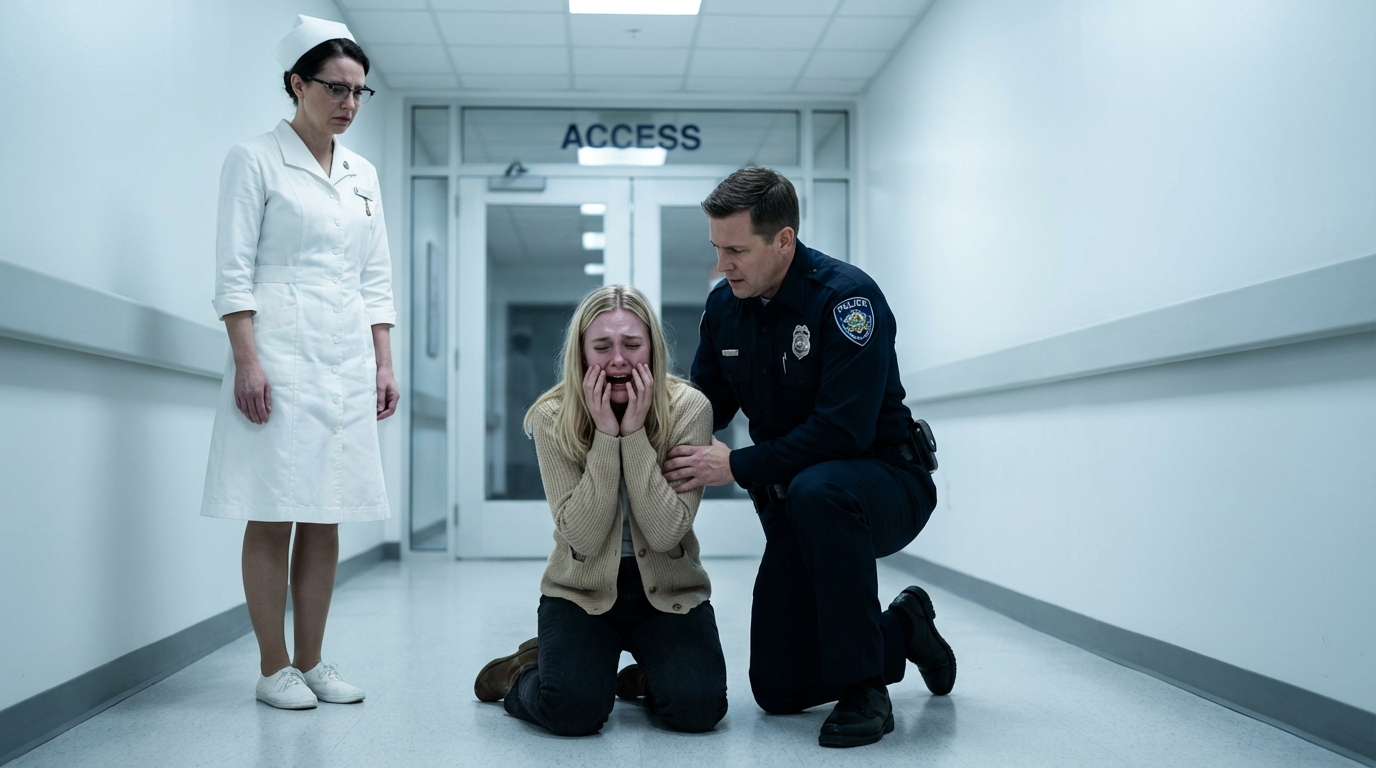 I saw a breaking news report about a car crash involving my husband and my parents and rushed to the hospital with my heart racing. At the door, a doctor stopped me and said I wasn’t allowed to see my family yet. As I tried to process his words, a police officer walked over and began to speak. Before he could finish, my legs gave out and I collapsed to the floor.