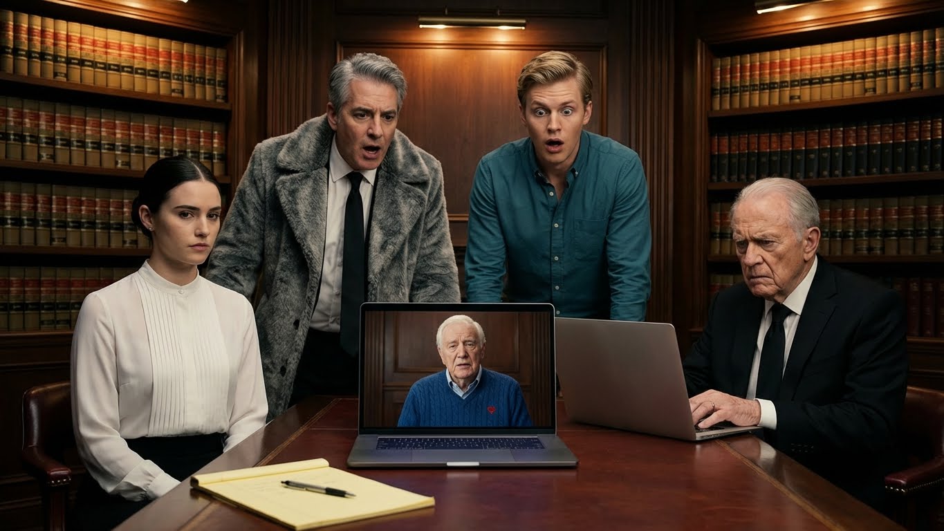 “He only tolerated you out of pity,” my cousin smirked at the will reading. My uncle added, “Don’t expect a cent.” Then the lawyer pulled out a flash drive. “Mr. Roth had something to say — to her, and her only.”