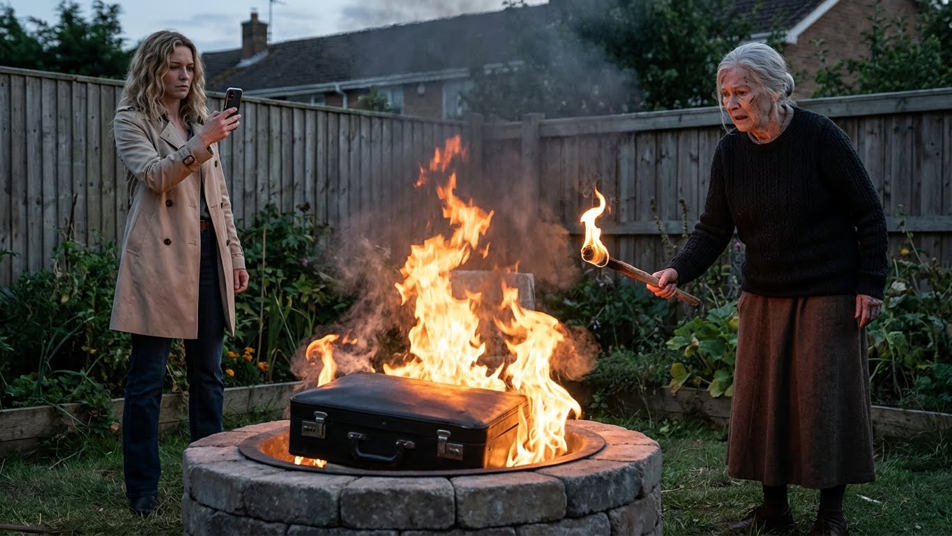 “Get out of my house, you ungrateful freeloader!” my mother-in-law yelled, lighting my luggage on fire. But I had it all on video — and what she didn’t know was… I’d already moved the real one to storage.