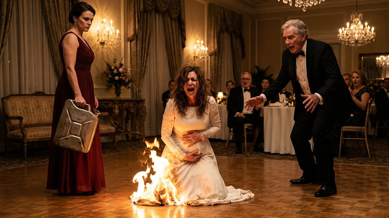 “It was supposed to look like an accident,” he said…At the Charity Gala, the Mistress Ignited the Pregnant Wife’s Dress—Her Billionaire Father’s Revenge