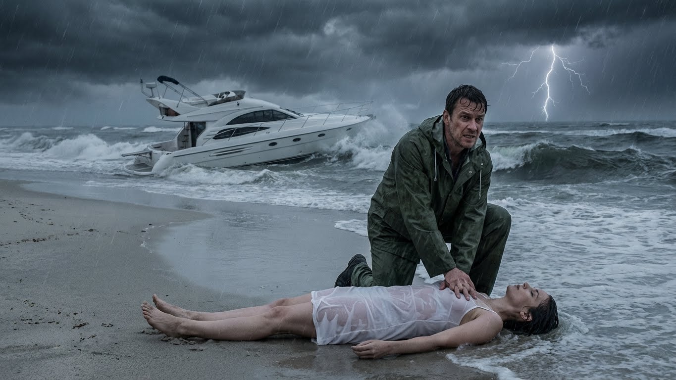 “You won’t survive this night,”Pregnant Wife Thrown Off Yacht by Husband While Mistress Films — Fisherman Steps In to Save He