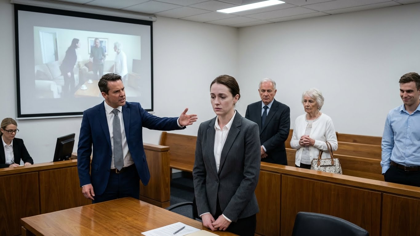 My family sat in court trying to have me committed—my father looked confident, my brother smirked… then my lawyer played one video and my father froze while my mother whispered, ‘Oh no…’.