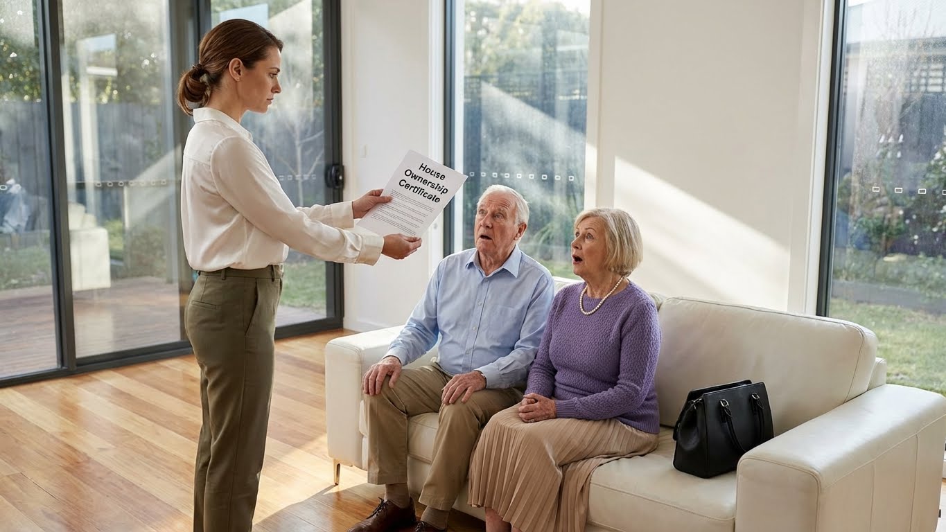 They called me a gold digger and tried to evict me while my husband was away… I handed them the property deed and said: ‘Funny, I bought this place before I even met him’.