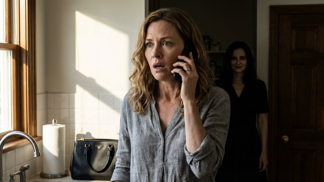 My Youngest Son, An Airline Pilot, Called To Ask If My Daughter-In-Law Was At Home. “Yes, She Is Here.” He Whispered: “Impossible. She Just Boarded My Flight.” Then I Heard Footsteps Behind Me.