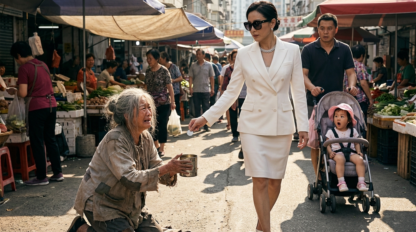 The Billionaire Mom Looked Down on a Beggar — Then Fate Exposed the Truth