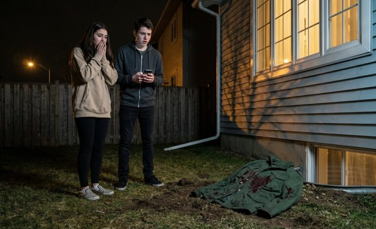 “Run. Don’t trust your mother,” my dad warned in the middle of the night. We fled barefoot. And the blood under her window? It told us everything she refused to say.