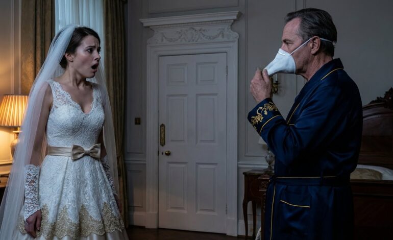 To escape poverty, I married a dying millionaire. On our wedding night, he took off his mask. What I saw wasn’t a face—it was a warning.