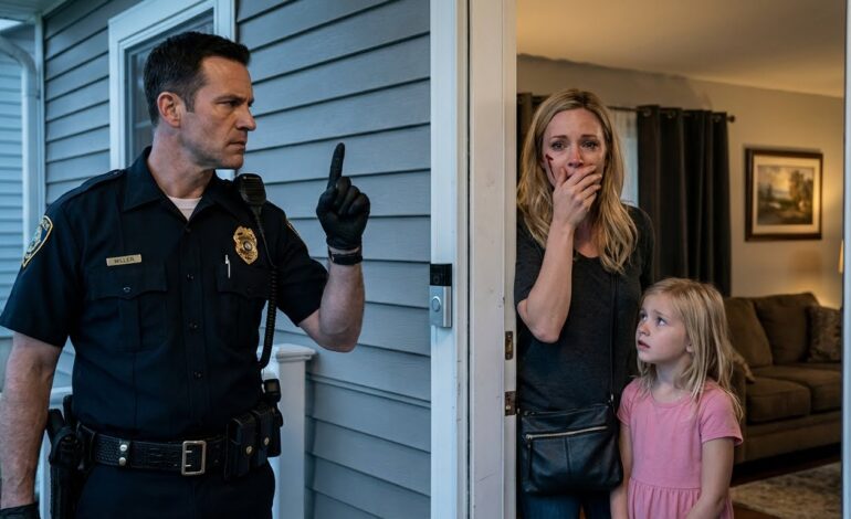 My daughter and I were sitting quietly in the living room when she suddenly said, mom, I feel like someone is watching me… A chill ran through me. I searched every room in the house and discovered a tiny camera hidden inside the wall. When I called the police, the truth they uncovered left me completely speechless.