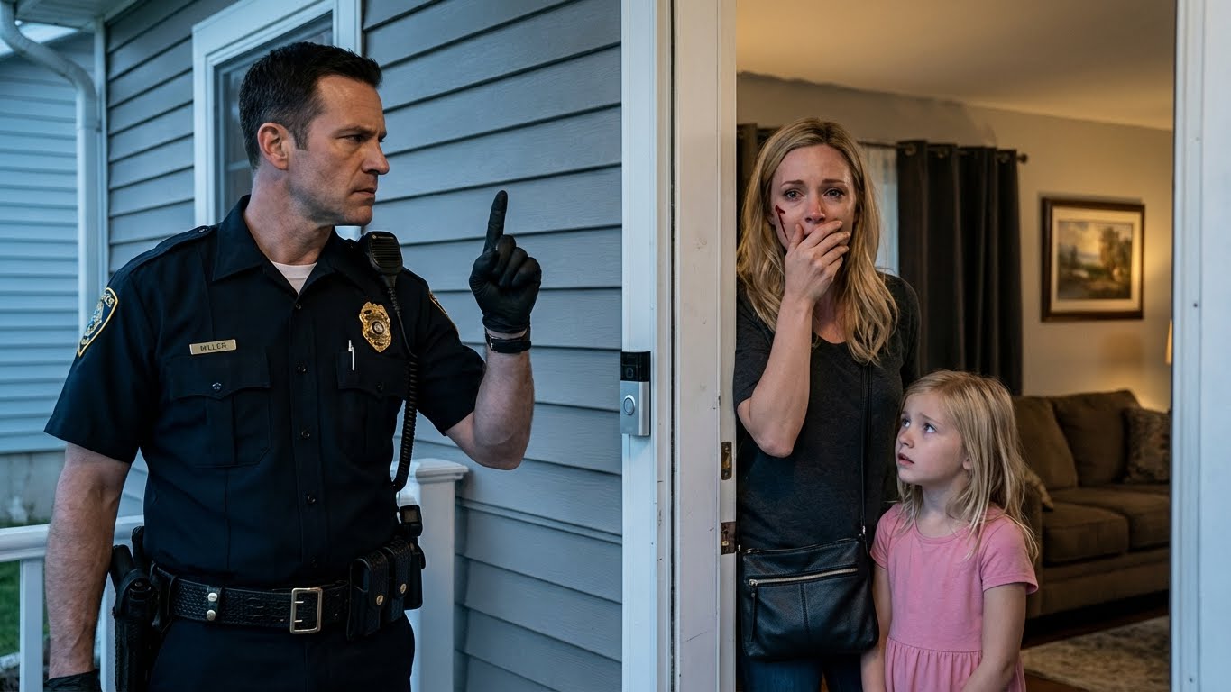 My daughter and I were sitting quietly in the living room when she suddenly said, mom, I feel like someone is watching me… A chill ran through me. I searched every room in the house and discovered a tiny camera hidden inside the wall. When I called the police, the truth they uncovered left me completely speechless.