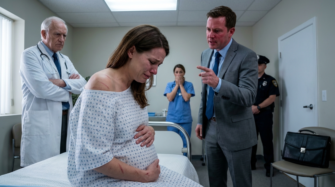“Did you really think I was powerless?” — The Pregnant Woman Pushed in a Hospital Room Who Exposed Her Husband’s Empire
