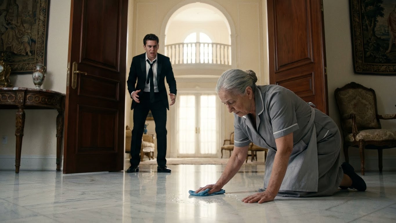 Seeing my own mother serving guests in the mansion I owned broke me. She never knew the man standing there was her son. I took a deep breath, called my people, and said the words that changed everything.