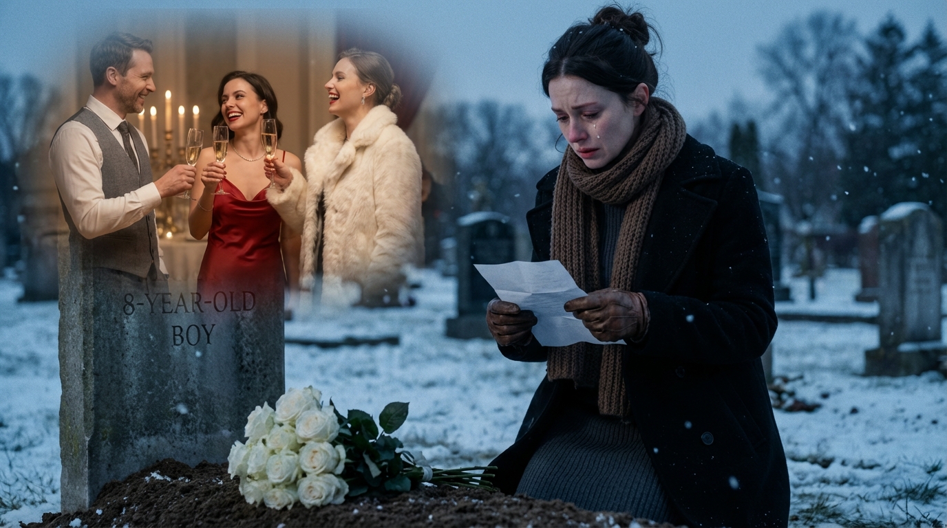 I stood alone at my 8-year-old son’s grave. Across town, my parents raised champagne for my sister’s ‘new beginning.’ What I did with their $1.5 million changed everything.