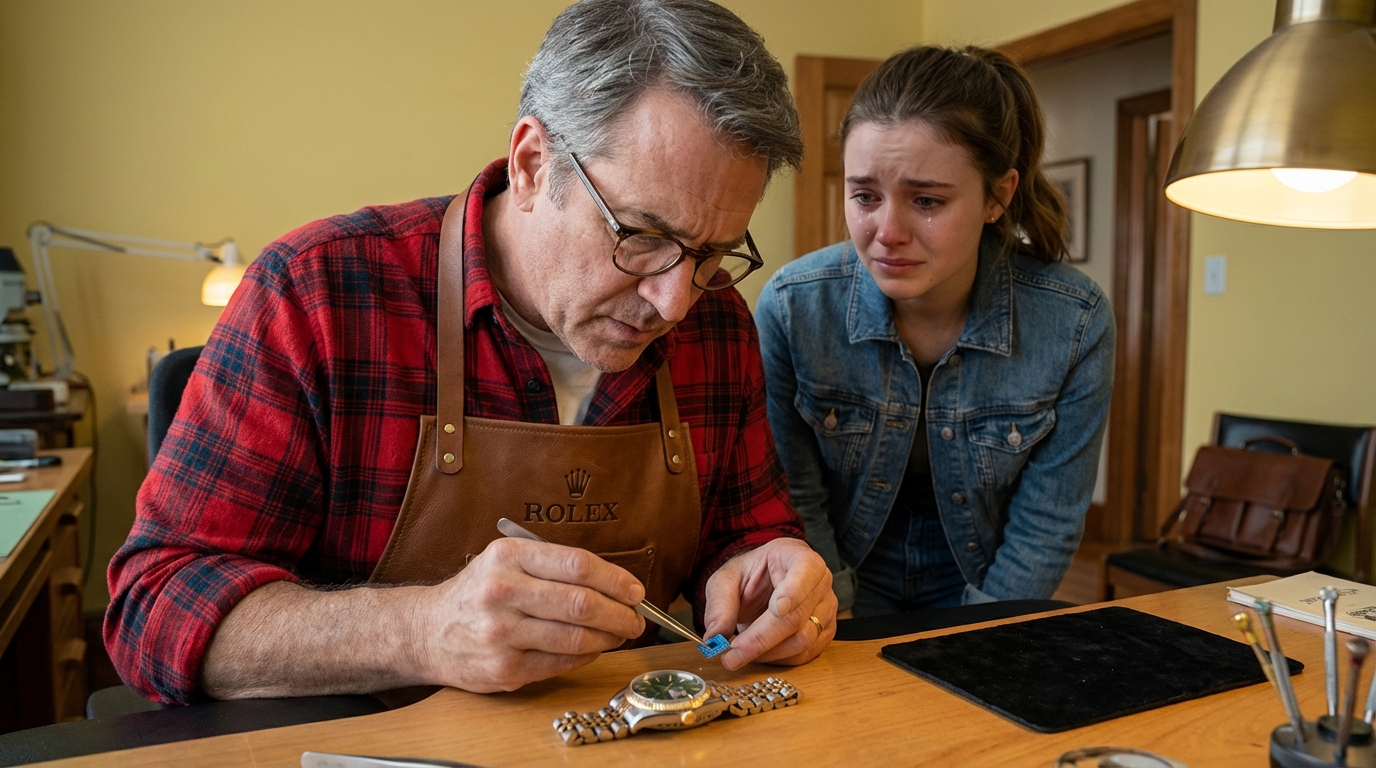 They sold my dead father’s watch to fund my stepbrother’s startup. The pawn shop owner opened the back — and froze.