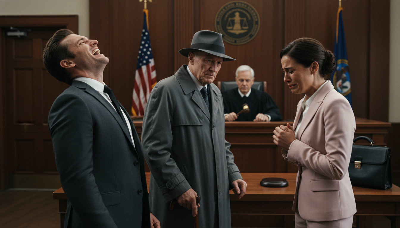 Husband Celebrated His Court Victory…Until Her Father Arrived With the Real Truth—What Happened