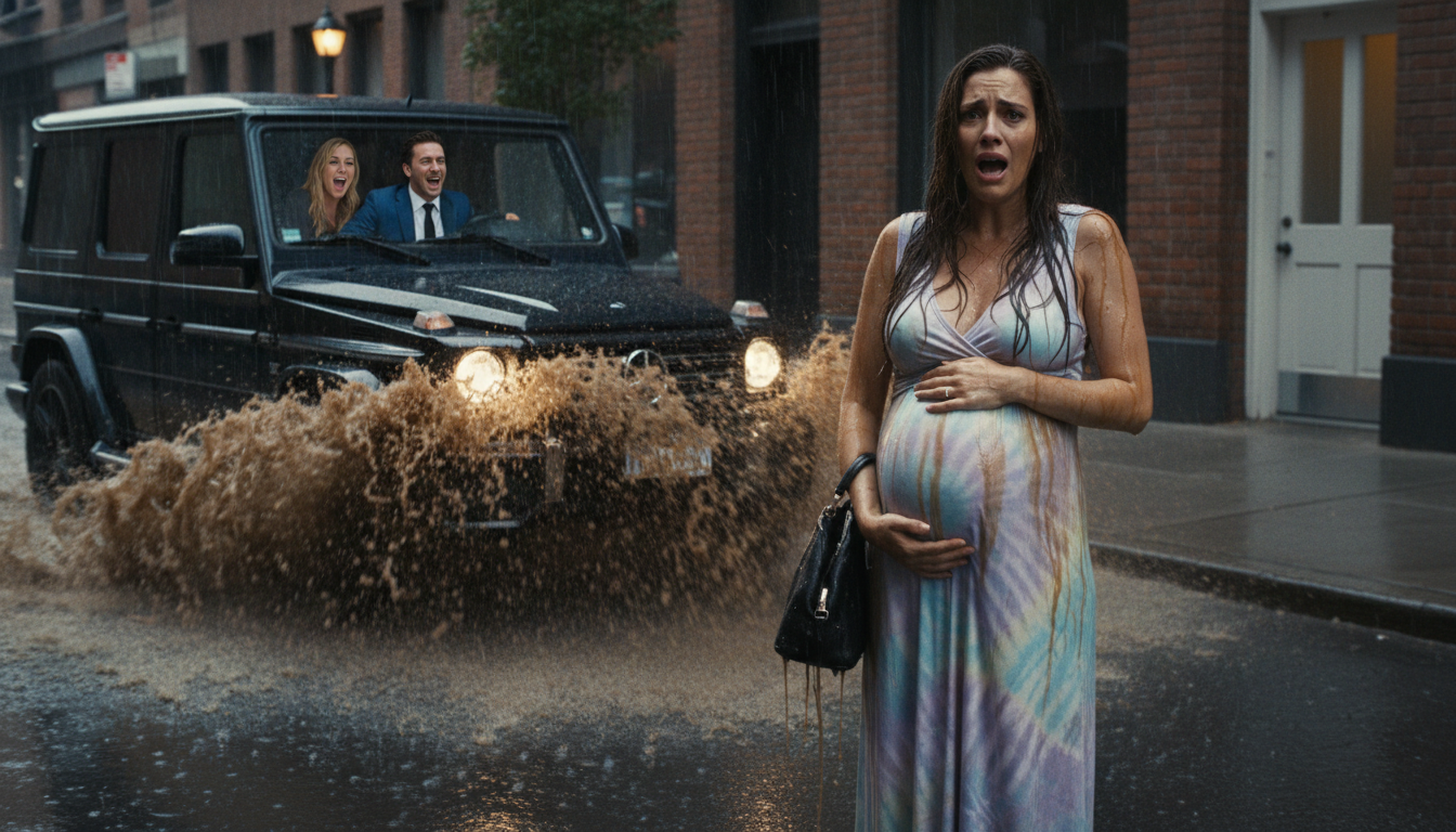 “You said I was infertile—so explain my son.”Unaware His Pregnant Ex-Wife Is Now Married to a Billionaire, He Splashes Mud Water on Her While…