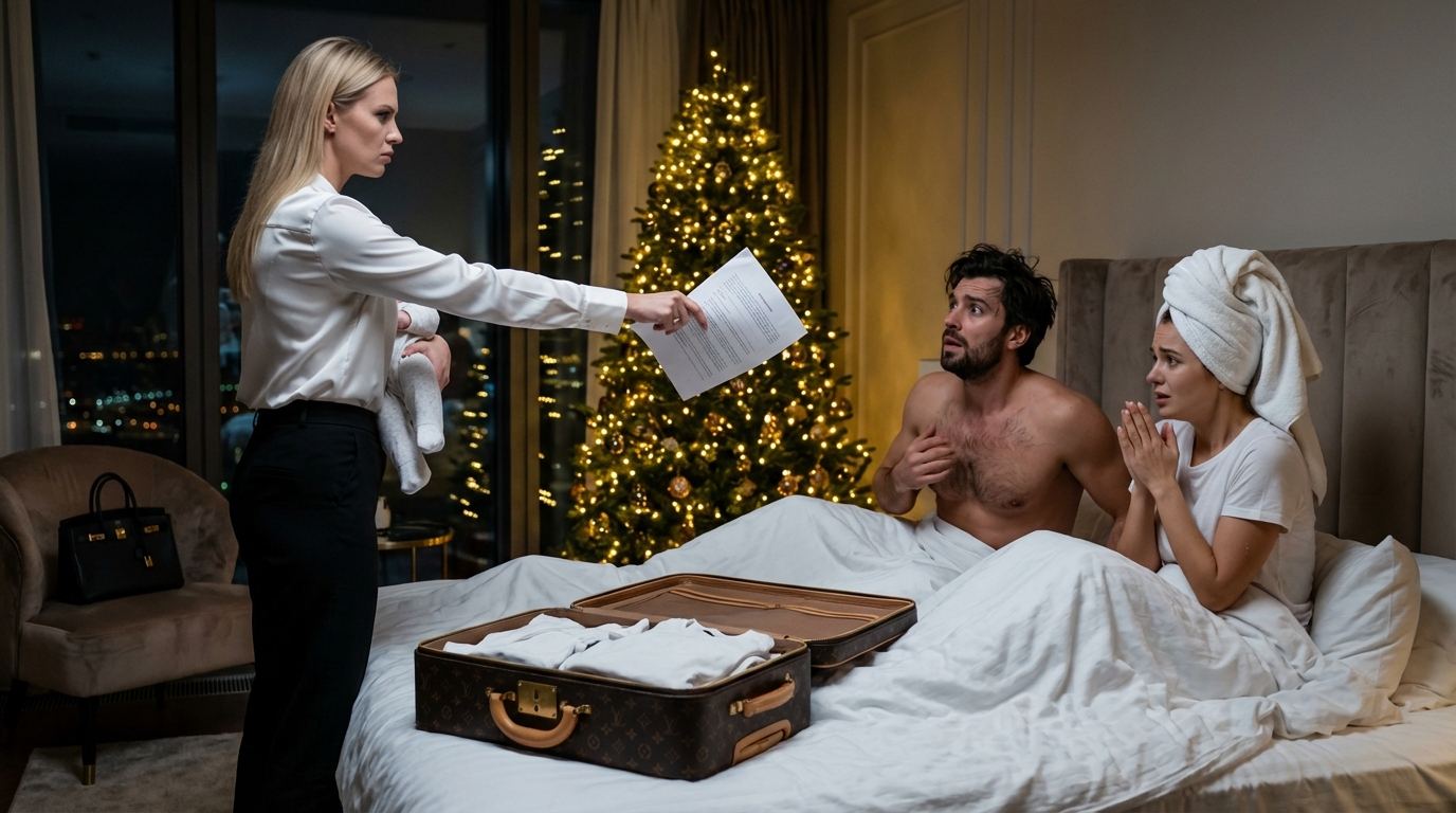 “Sign This or Lose Your Child.”After Spending Christmas With His Mistress, He Returned Home to Find His Wife Had Changed Their Chil