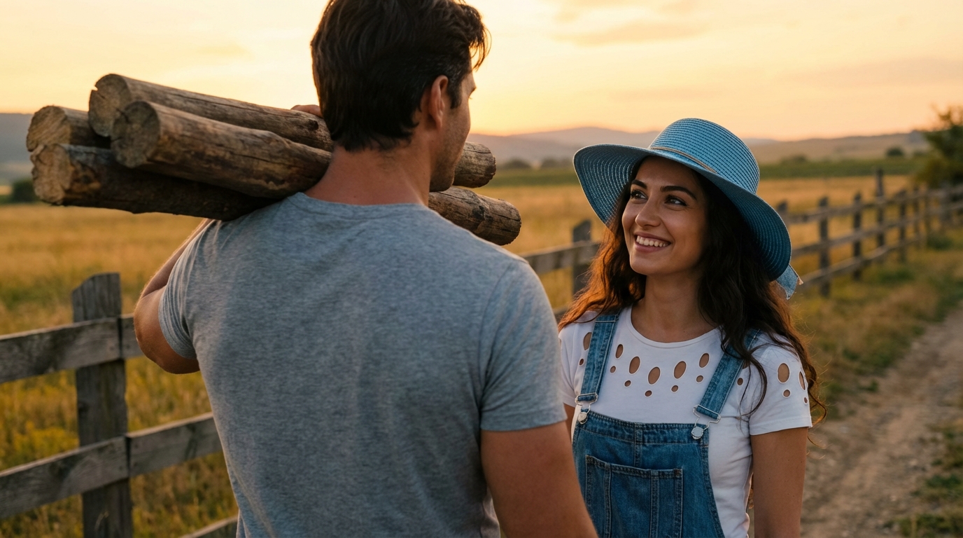 Me miró con una sonrisa tranquila mientras yo cargaba las tablas sobre el hombro. “Pareces un buen hombre. ¿Estás casado?”, preguntó sin rodeos.
