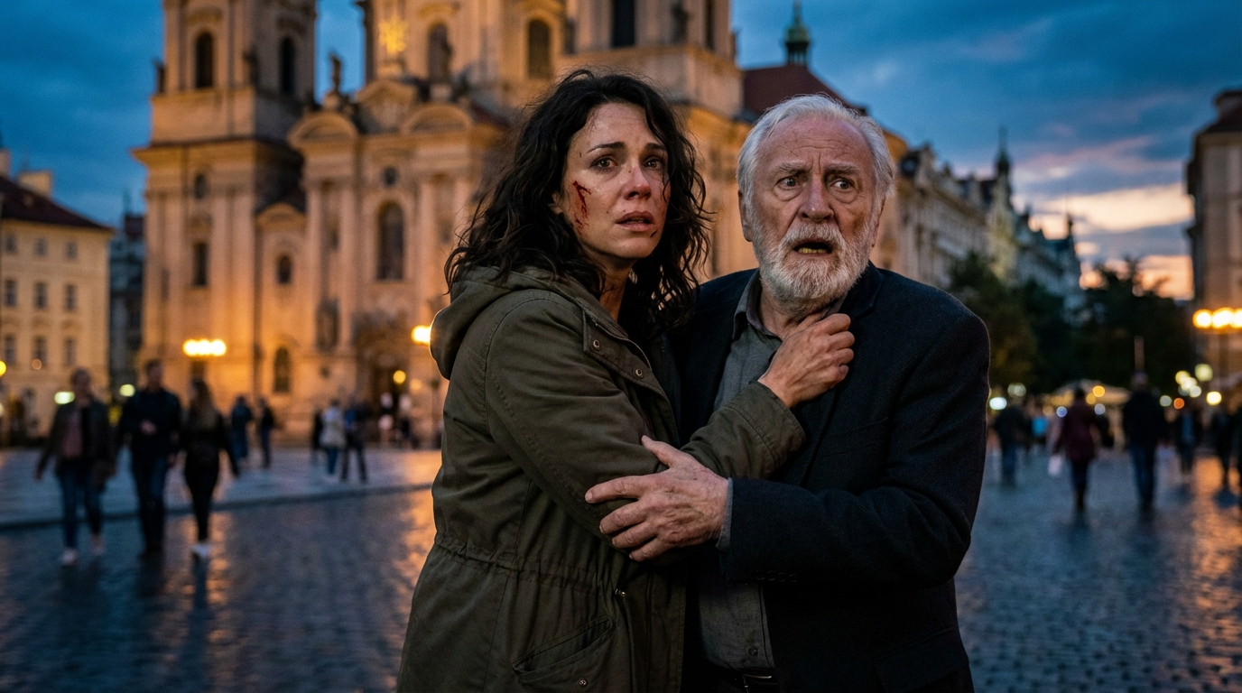 Después de la muerte de mi esposo, el silencio se volvió mi compañero diario. Camino al nuevo trabajo, siempre dejaba unas monedas al anciano sin hogar que se sentaba frente a la biblioteca.