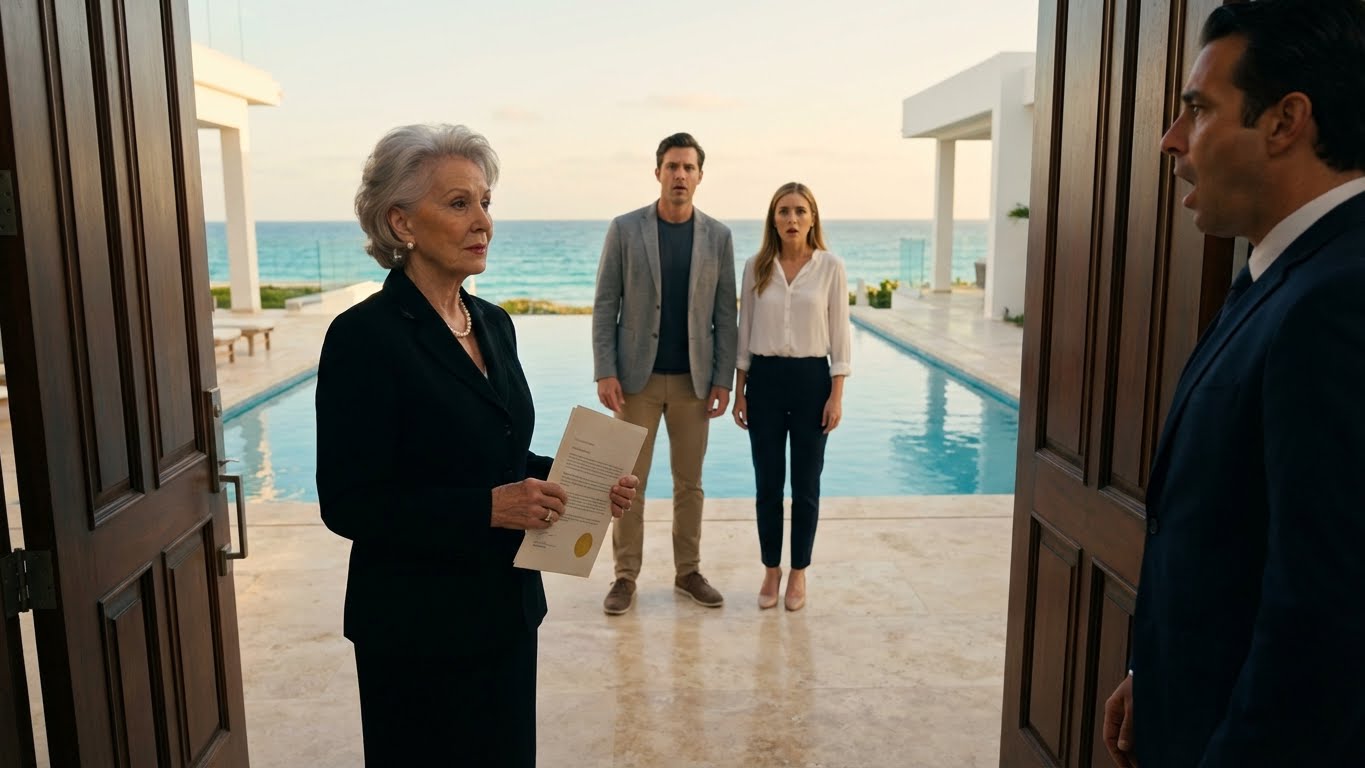 My daughter-in-law showed up after the wedding with a notary at my $10m mansion and said, “we’ve sold the house, time for you to move, mom.” I just smiled — she didn’t realize they had no right to a single brick