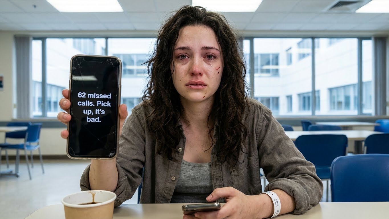 After my baby was born early, I texted the family group chat: “We’re in the NICU, please pray.” My aunt replied from a charity gala in a ballgown. Nobody came. Five weeks later, still sitting in the hospital cafeteria, I saw 62 missed calls and a text from my brother: “Pick up, it’s bad.” I answered and then…