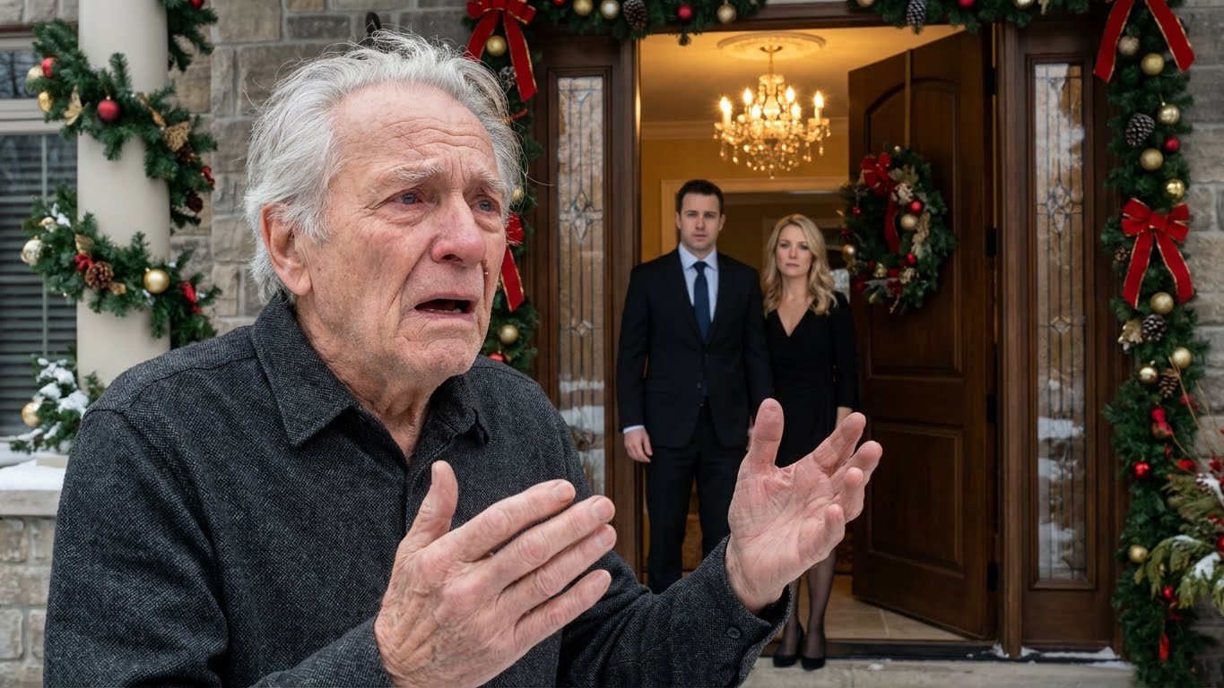 On Christmas Eve, my wealthy daughter asked, “Dad, how are you enjoying the lakefront condo in Muskoka Marcus arranged for you?” I hesitated and replied softly, “Sweetheart, I’ve never been to any condo.” At that moment, her elegant husband walked in – his face turned pale