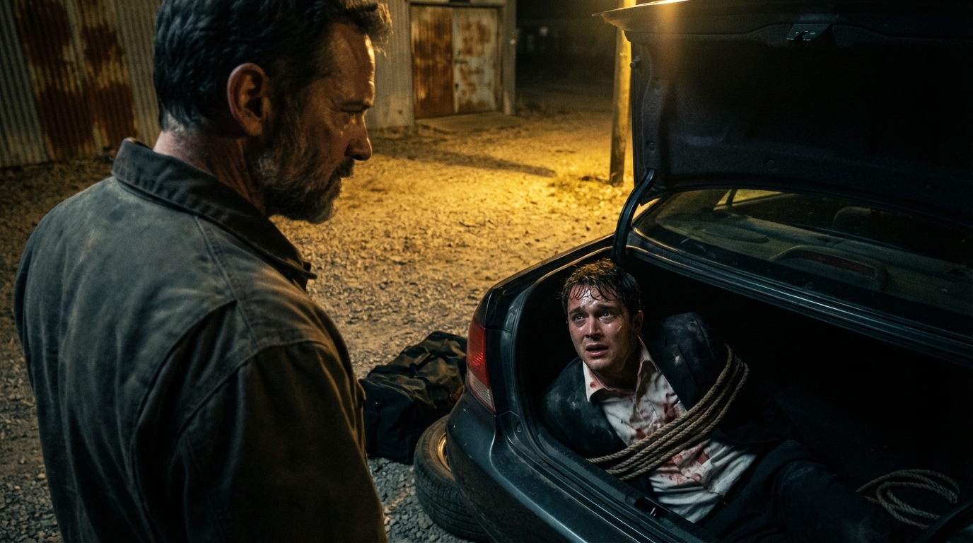 Al abrir el maletero, él gritó mi nombre… sin conocerme. Eso fue lo primero que me asustó. Lo segundo fue cómo me observó, como si hubiera visto un fantasma. Yo era una chica pobre, sin futuro, y él un hombre rico que debía agradecer estar vivo. Pero en lugar de eso, me hizo una pregunta que me dejó sin aliento. Desde ese momento, su reacción a mi rostro convirtió mi vida sencilla en una pesadilla imposible de detener.