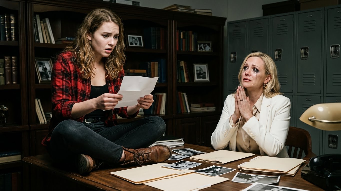 My parents died in an accident, and their will was read. My sister got a mansion, jewelry, and a fortune. I got an old barn. She laughed, “this trash suits you!” Days later, while cleaning, I found a strange metal plate on the floor. I lifted it and discovered a hidden staircase leading underground.