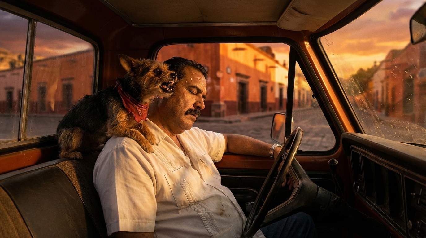 Dos Minutos Muerto en la Autopista: El Perro Tuerto que Me Devolvió la Vida