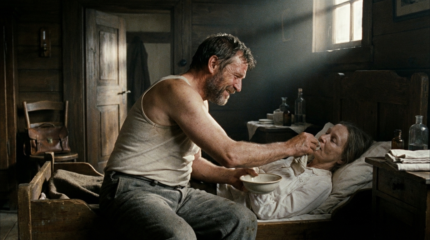 Cuidé a mi esposa paralizada durante cinco años. Una tarde, olvidé la cartera y volví a casa. Al abrir la puerta… me quedé helado. Lo que vi me golpeó el pecho con una fuerza brutal, como si el aire hubiera desaparecido de golpe. Todo aquello que había protegido, sostenido y venerado durante tanto tiempo se derrumbó en un solo instante.