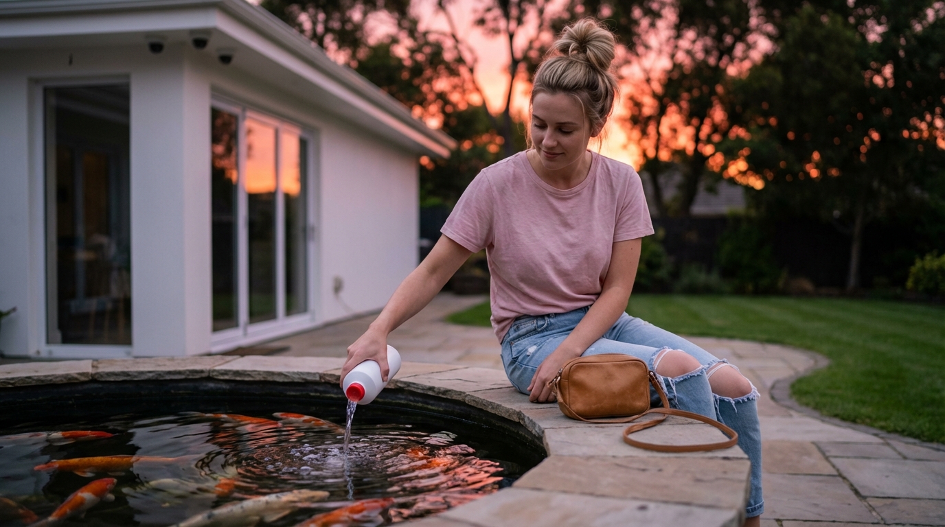 She poured bleach into my koi pond and laughed while they thrashed. What she didn’t know? I had it all on video—and those fish were championship bloodline.