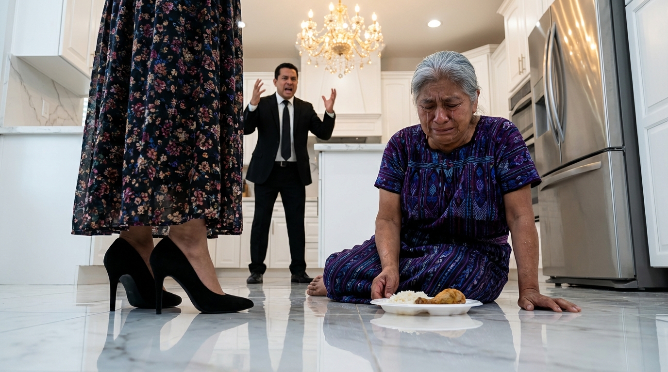 DESCUBRÍ QUE MI ESPOSA ALIMENTABA A MI MADRE CON SOBRAS PODRIDAS EN EL PISO Y LA ECHÉ DE LA MANSIÓN PARA SIEMPRE