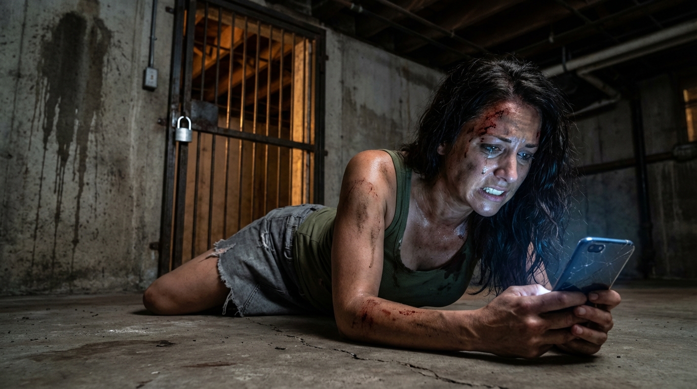 When i struck my husband’s mistress, he retaliated by breaking my leg and imprisoning me in the basement, but i used that moment to call my gangster father and coldly say, “dad, leave none of his family alive.”