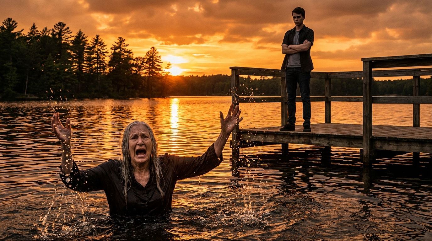 My grandson threw me into the lake. i spent two terrifying minutes gasping and drowning while he laughed, saying, “don’t be so dramatic!” two weeks later, his university money was gone, and so was i….