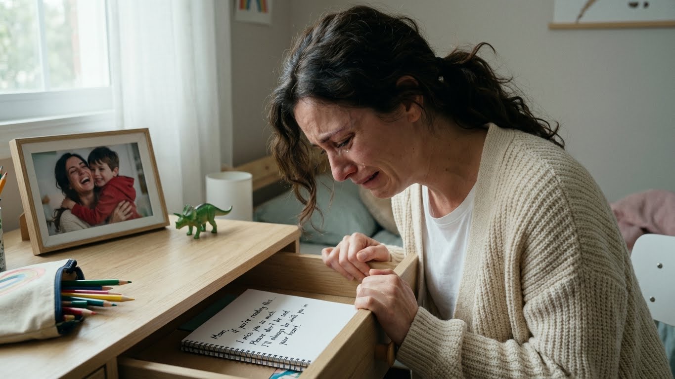 From his hospital bed, my son looked at me and said, ‘I’m sorry, Mom. I can’t protect you anymore.’ I laughed nervously until he added, ‘When I’m gone, go home and open my drawer.’ What I found there made my blood turn cold.