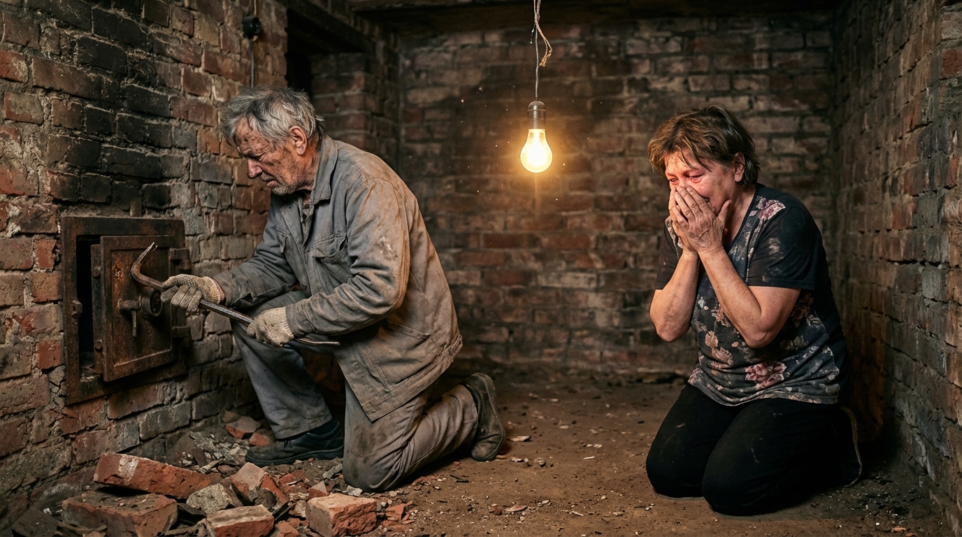 “Nos engañaron y nos encerraron — a nosotros, un matrimonio de ancianos indefensos — en el sótano, sin saber que llevaba décadas esperando este momento.”
