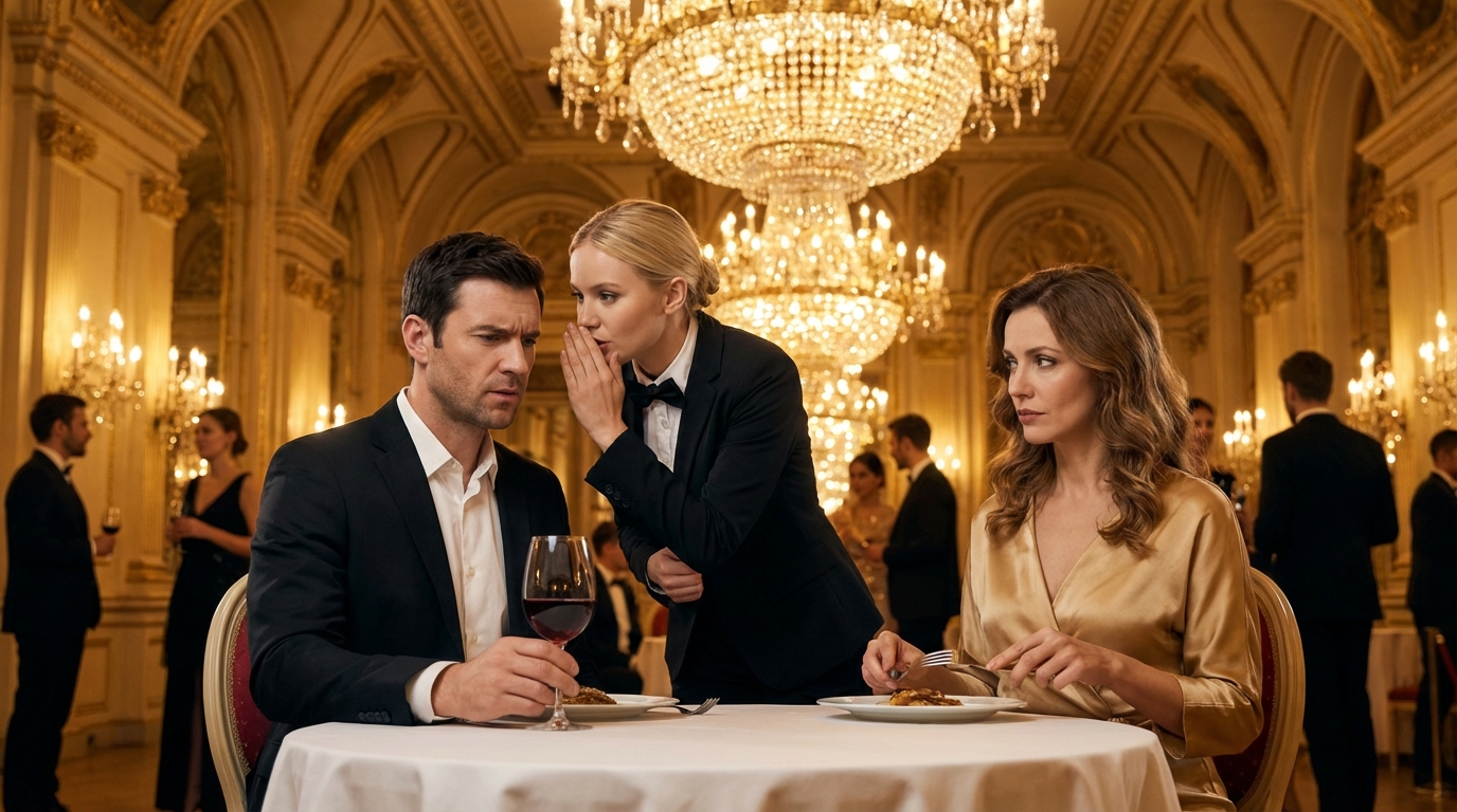 “HAY UNA DROGA EN TU BEBIDA”, SUSURRÓ LA CAMARERA… Y EL MULTIMILLONARIO EXPUSO A SU PROMETIDA