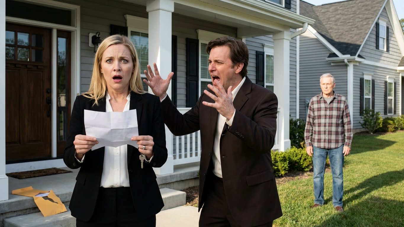 My daughter forgot to hang up the phone. I heard: “he has to go to a nursing home.” I didn’t say anything. They sold the house for $890,000. They returned from a business trip, smiling until the key fit. On the doorstep they found a note, and when they read it, they started screaming!