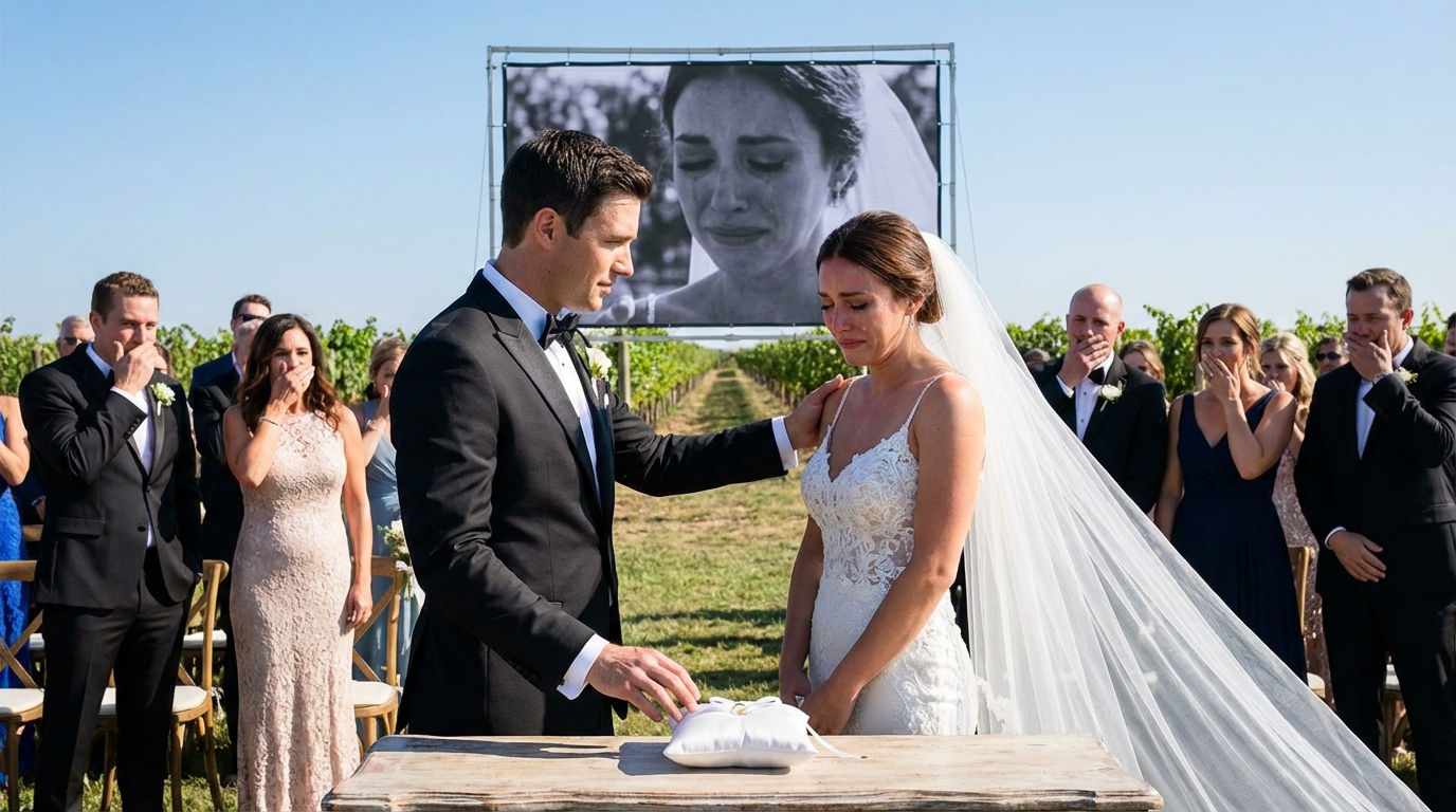 Caught my spoiled sister kissing my bf a week b4 her wedding, told her fiancé, believed he ignored it, but he shocked everyone at the wedding.