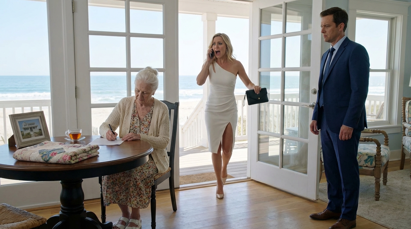 ‘Is this… a blanket?’ my granddaughter scoffed. The guests laughed — so I sold the house before she could say ‘I do.’