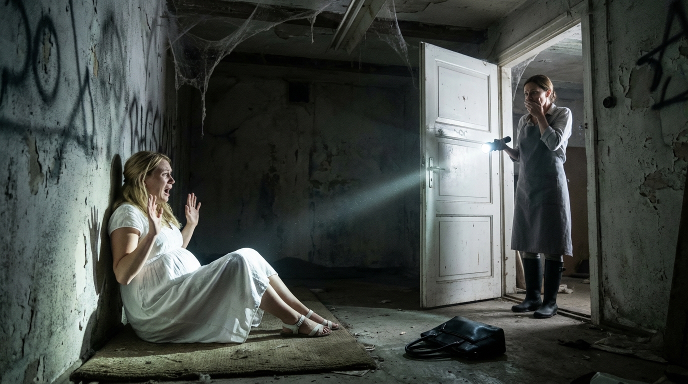 “Te quedarás ahí abajo hasta que aprendas”. En su cumpleaños, un millonario atrapa a su esposa embarazada en el sótano, hasta que una criada abre la puerta.