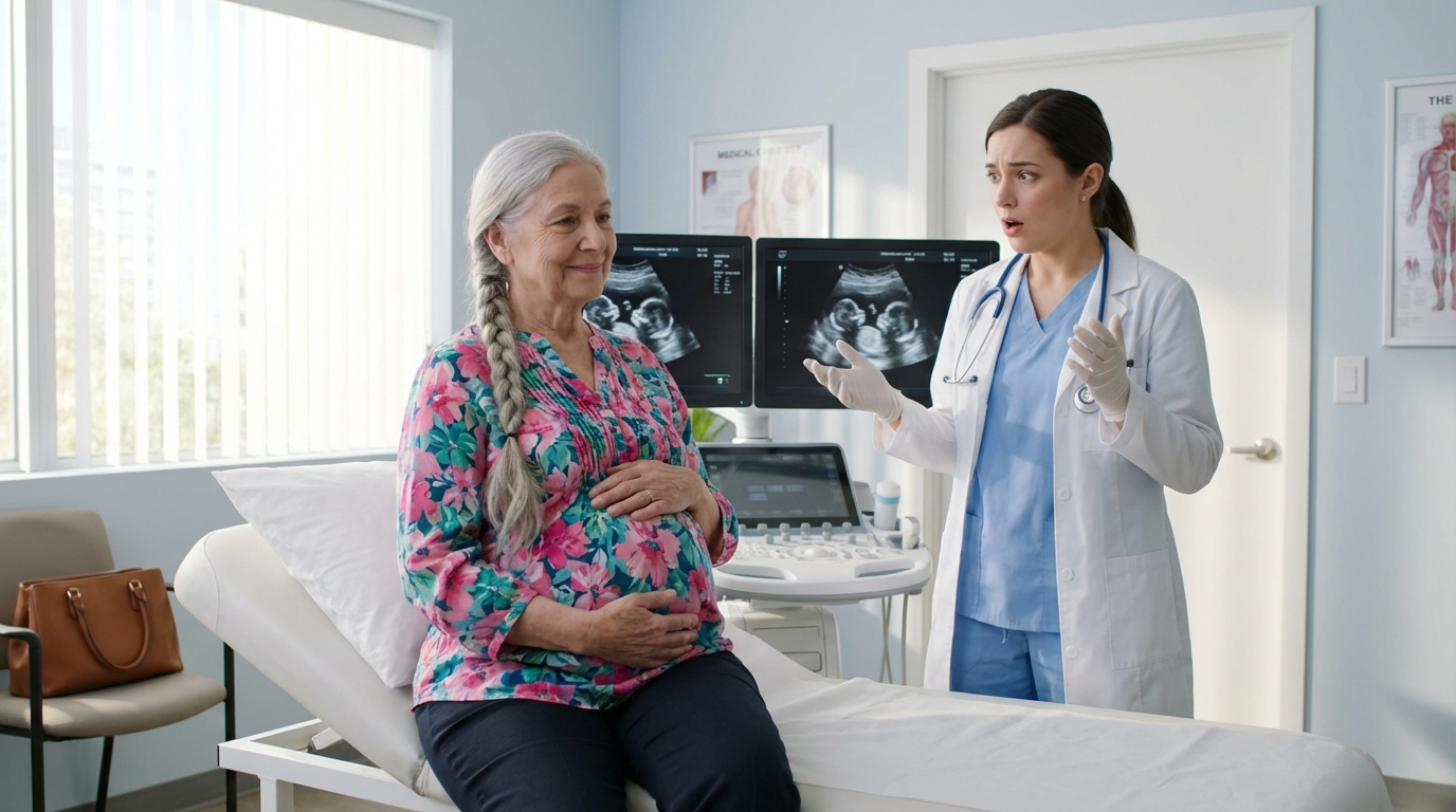 Larissa, una mujer de 66 años, decidió ir al médico cuando el dolor abdominal se volvió insoportable.