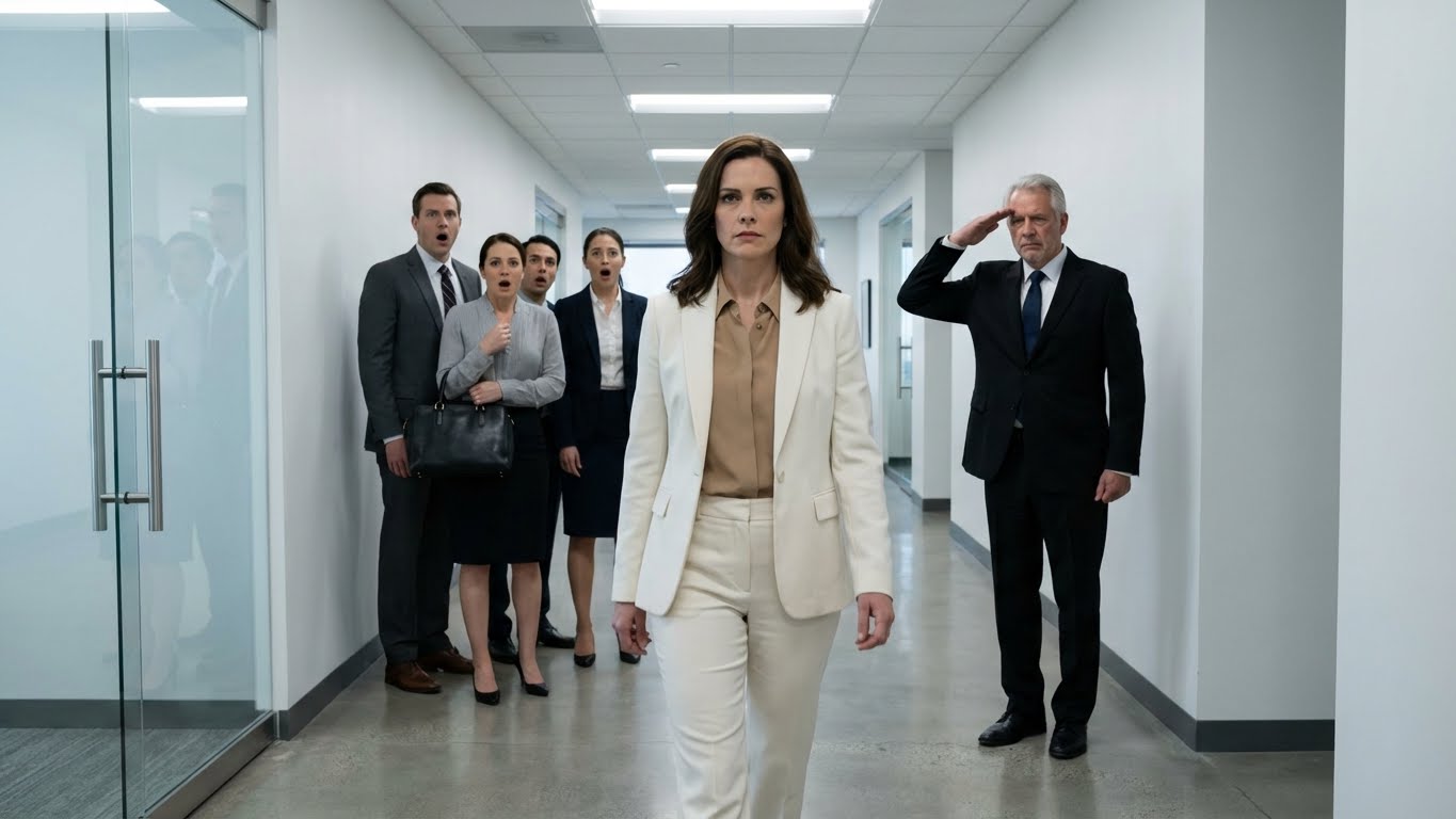 Freeloader, my dad said, laughing in front of everyone. The next morning his boss stood up and saluted me. Good morning, ma’am. My family’s smiles vanished. They never saw it coming.