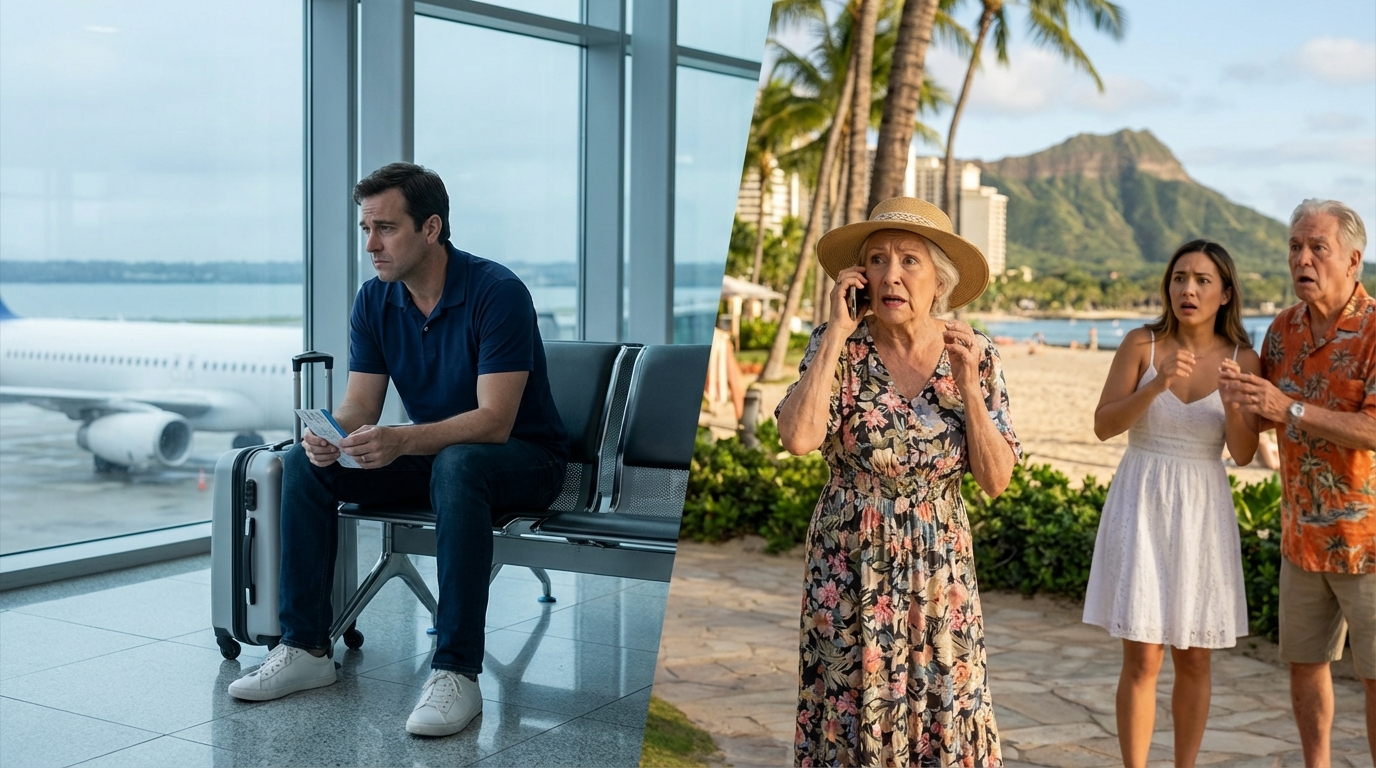 In-laws crashed our honeymoon with no money, stole our dream suite, then told me to pay up or face divorce—so I booked a flight home without a word. Now they’re stranded and panicking!