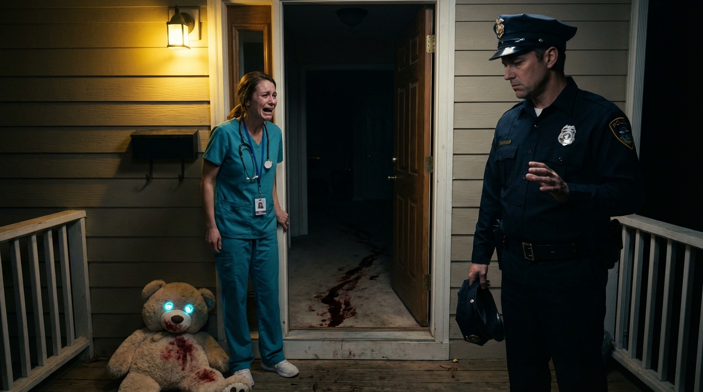 I went to pick up my daughter after work, but the door was locked. I called my sister—no answer. When the officer came out, he looked pale and said, ‘You might want to sit down…’