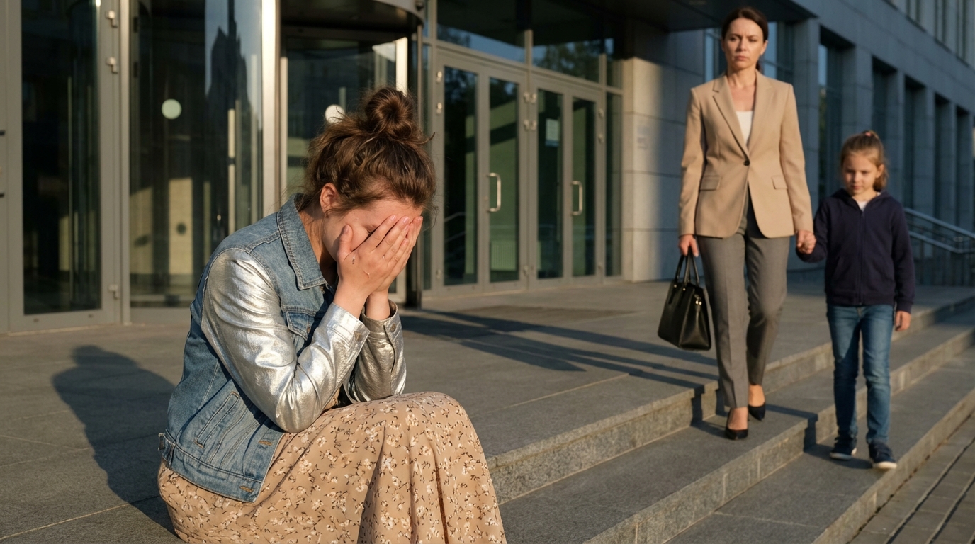 After her daughter nearly ended her life, my best friend refused to come home. She called me dramatic for stepping in. Today, she stood outside the courtroom in tears — not allowed to enter.