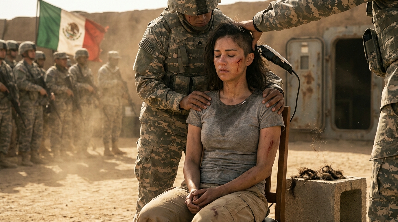El Sargento Primero Eduardo Cárdenas creyó que estaba humillando a una simple recluta en el desierto de Sonora, sin saber que en realidad estaba firmando su propia sentencia frente a una oficial superior infiltrada.