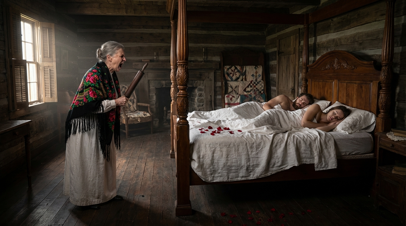 La nuera durmió hasta las 10 en casa de sus suegros. La suegra levantó un palo para golpearla, pero se quedó atónita al verla en la cama… La matriarca, Doña Elena, no había pegado un ojo.