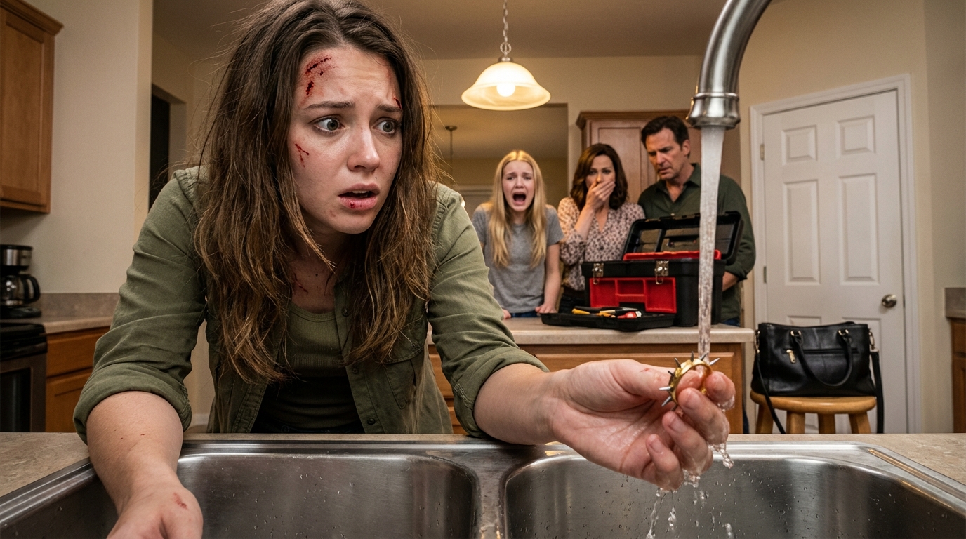 My family kicked me out after accusing me of stealing my sister’s engagement ring. Three years later, a plumber pulled the ring out of the garbage disposal. Now they want me back — but I’m not the same person they abandoned.